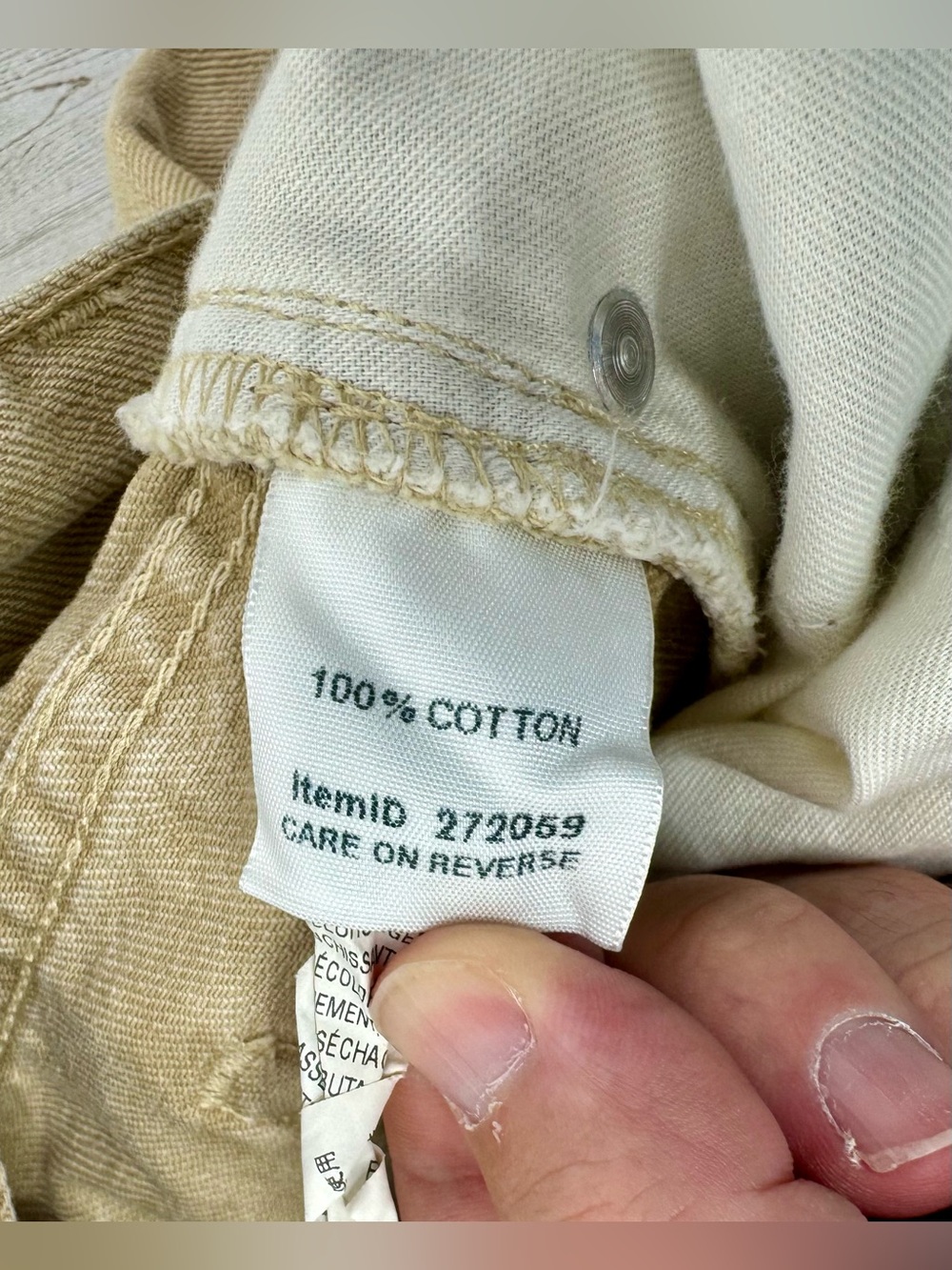 L.L. Bean Women’s Tan Jeans Original Fit Straight 20MT (40x33) Regular - Picture 5 of 11
